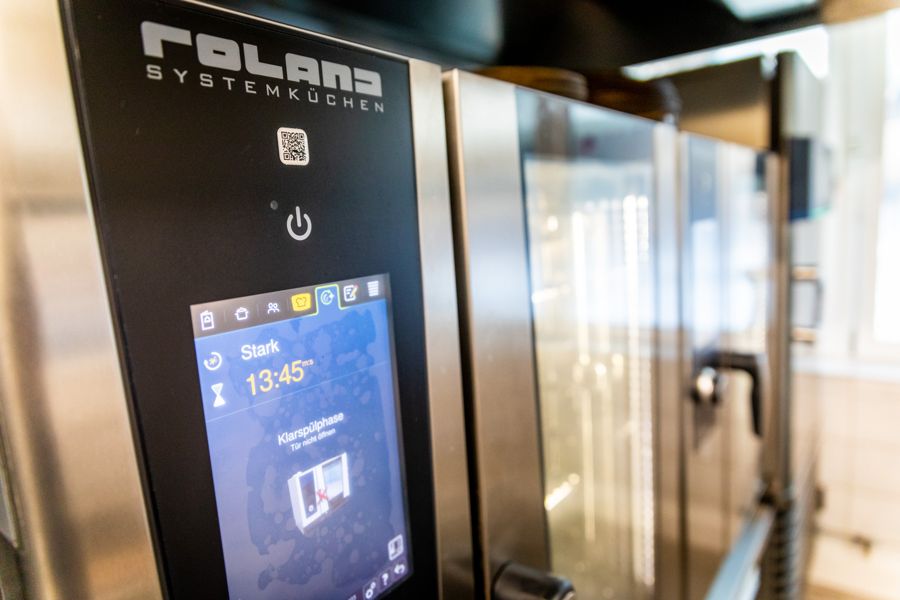Touch-Display eines Kombidämpfers